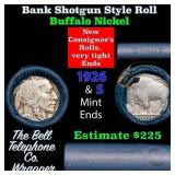 Buffalo Nickel Shotgun Roll in Old Bank Style 