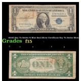 1935G Key To Series $1 Blue Seal Silver Certificat