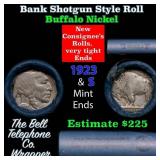 Buffalo Nickel Shotgun Roll in Old Bank Style 
