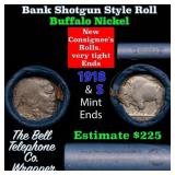 Buffalo Nickel Shotgun Roll in Old Bank Style 