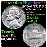 ***Auction Highlight*** 1970-d Jefferson Nickel TO