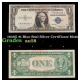 1935G $1 Blue Seal Silver Certificate Grades Choic