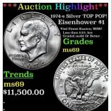 ***Auction Highlight*** 1974-s Silver Eisenhower D