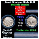 Buffalo Nickel Shotgun Roll in Old Bank Style 