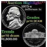 Proof ***Auction Highlight*** 1975-s Jefferson Nic