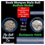 Buffalo Nickel Shotgun Roll in Old Bank Style 