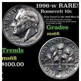 1996-w Roosevelt Dime RARE! 10c Grades GEM+++ Unc