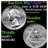 ***Auction Highlight*** 1987-d Washington Quarter