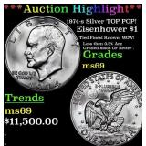 ***Auction Highlight*** 1974-s Silver Eisenhower D