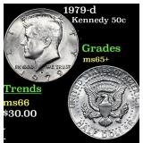 1979-d Kennedy Half Dollar 50c Grades GEM+ Unc