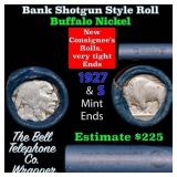 Buffalo Nickel Shotgun Roll in Old Bank Style 