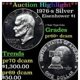 Proof ***Auction Highlight*** 1976-s Silver Eisenh