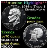 Proof ***Auction Highlight*** 1976-s Type 1 Eisenh