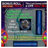 1-5 FREE BU Nickel rolls with win of this 1989-d S