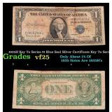 1935H Key To Series $1 Blue Seal Silver Certificat