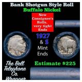 Buffalo Nickel Shotgun Roll in Old Bank Style 