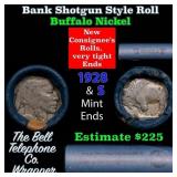 Buffalo Nickel Shotgun Roll in Old Bank Style 