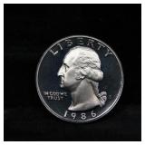 Proof 1986-s Washington Quarter 25c Grades GEM++ P