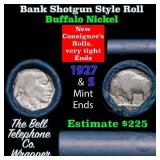 Buffalo Nickel Shotgun Roll in Old Bank Style 
