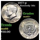 1977-p Kennedy Half Dollar 50c Grades GEM+ Unc