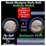 Buffalo Nickel Shotgun Roll in Old Bank Style 
