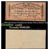 1864 3rd Series Confederate States Thirty Dollars