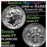 ***Auction Highlight*** 1996-w Roosevelt Dime RARE