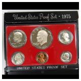 1975 United States Mint Proof Set 6 coins