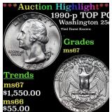***Auction Highlight*** 1990-p Washington Quarter