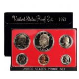 1973 United Stated Mint Proof Set 6 coins