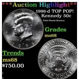 ***Auction Highlight*** 1996-d Kennedy Half Dollar