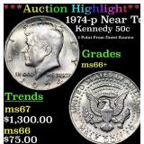 ***Auction Highlight*** 1974-p Kennedy Half Dollar