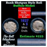 Buffalo Nickel Shotgun Roll in Old Bank Style 