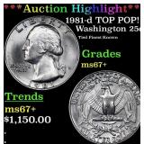 ***Auction Highlight*** 1981-d Washington Quarter