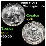1966 SMS Washington Quarter 25c Grades sp68
