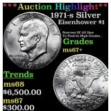 ***Auction Highlight*** 1971-s Silver Eisenhower D