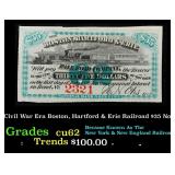 Civil War Era Boston, Hartford & Erie Railroad $35