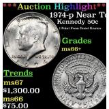 ***Auction Highlight*** 1974-p Kennedy Half Dollar