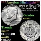 ***Auction Highlight*** 1974-p Kennedy Half Dollar