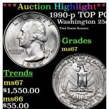 ***Auction Highlight*** 1990-p Washington Quarter