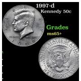 1997-d Kennedy Half Dollar 50c Grades GEM+ Unc