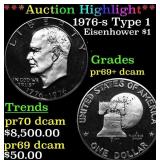 Proof ***Auction Highlight*** 1976-s Type 1 Eisenh