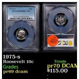 Proof PCGS 1975-s Roosevelt Dime 10c Graded pr69 d