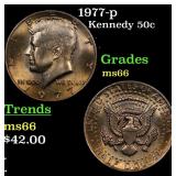 1977-p Kennedy Half Dollar 50c Grades GEM+ Unc