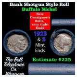Buffalo Nickel Shotgun Roll in Old Bank Style 