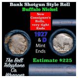 Buffalo Nickel Shotgun Roll in Old Bank Style 