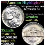 ***Auction Highlight*** 1992-p Jefferson Nickel Ne