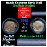 Buffalo Nickel Shotgun Roll in Old Bank Style 