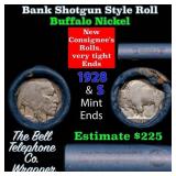Buffalo Nickel Shotgun Roll in Old Bank Style 