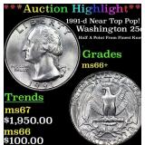 ***Auction Highlight*** 1991-d Washington Quarter